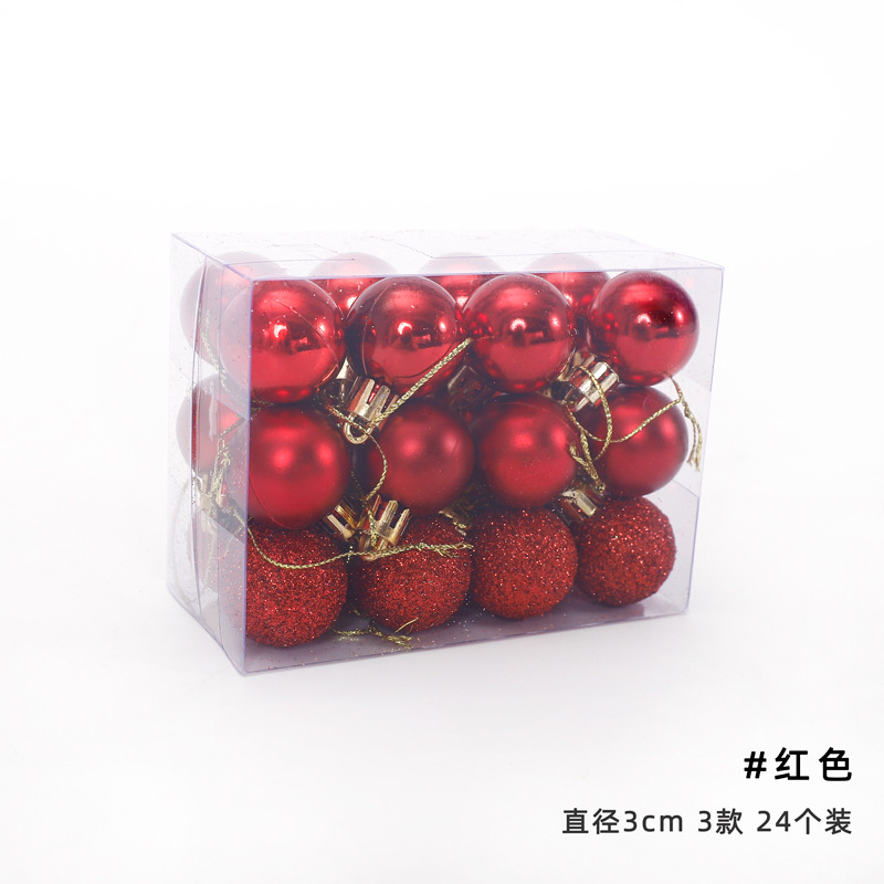 Año Nuevo nuevo árbol de Navidad decoración colgante colorida bola florista Nochebuena hecha a mano DIY material floral
