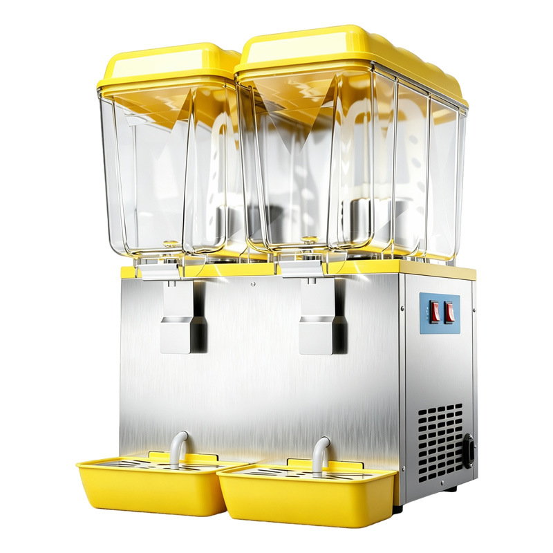 Máquina de bebidas frías comerciales máquina de jugo frío y caliente máquina de bebidas dispensadora de jugo de cafeteria calentador de jugo enfriador