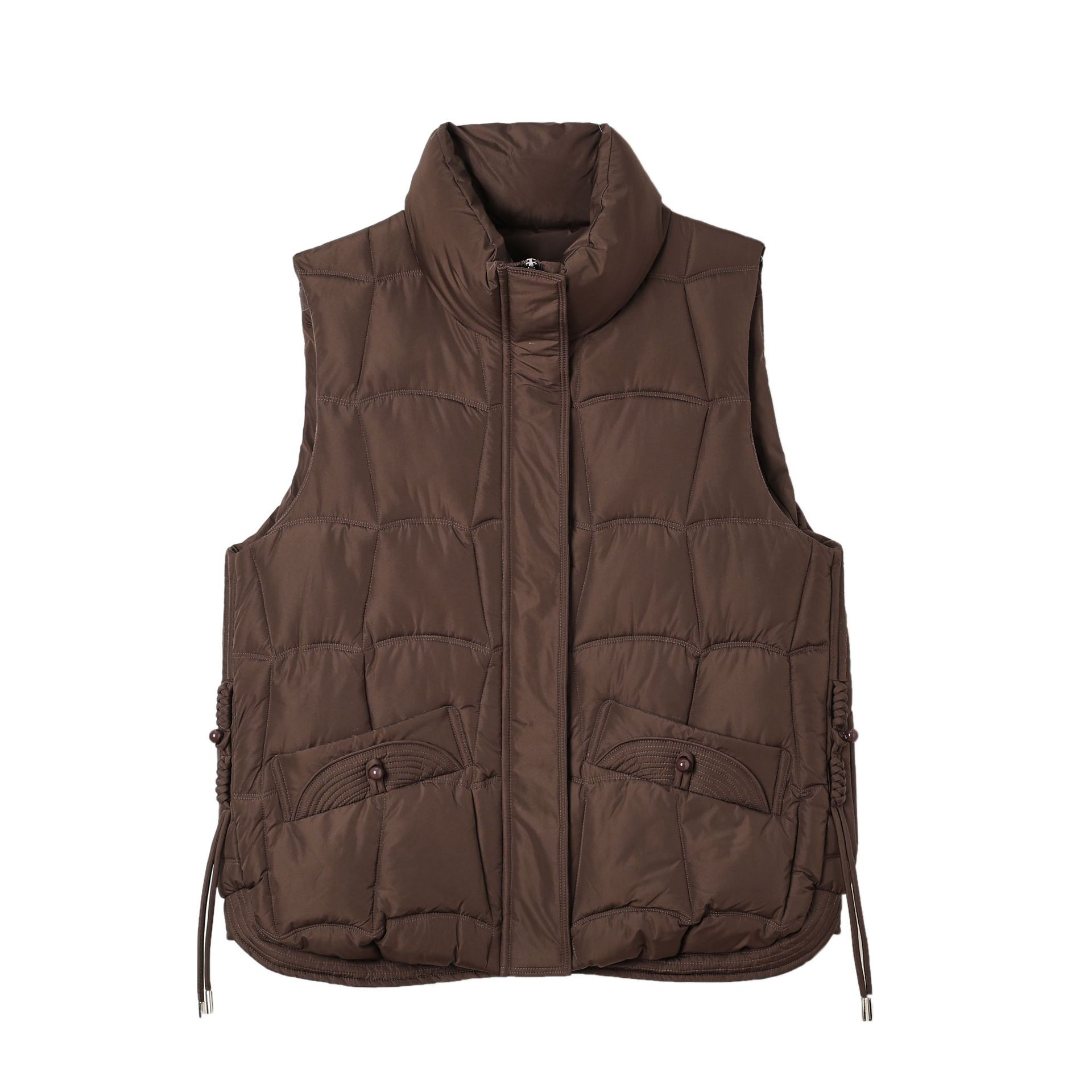 Otoño y invierno chaleco de pluma de algodón corto para mujeres 2025 moda de chicas con cuello caliente chaleco de abrazadera de hombro chaqueta image 5