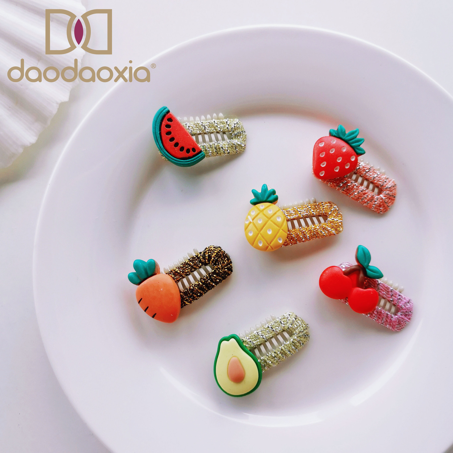 Colorful Pet Headwear Cat Hair Clip BBClip Teddy Dog Hair Accessory Yorkshire Maltese Clip