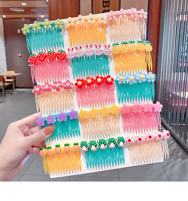 Simple Children's Candy Color Flower Hairpin Set Wholesale Nihaojewelry display picture 2