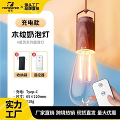 国境を越えた新しいレトロな照明灯庭園カフェの充電雰囲気はキャンプのテントのケーブルをつないでいる