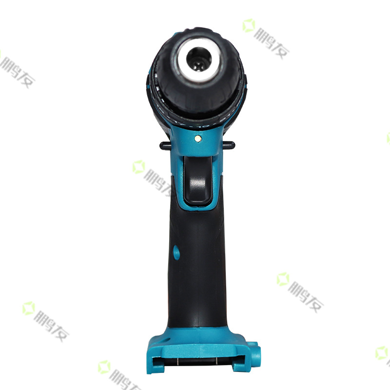 Taladro de mano de impacto eléctrico transfronterizo, destornillador, taladro de litio, taladro de carga de batería de litio de doble velocidad multifuncional