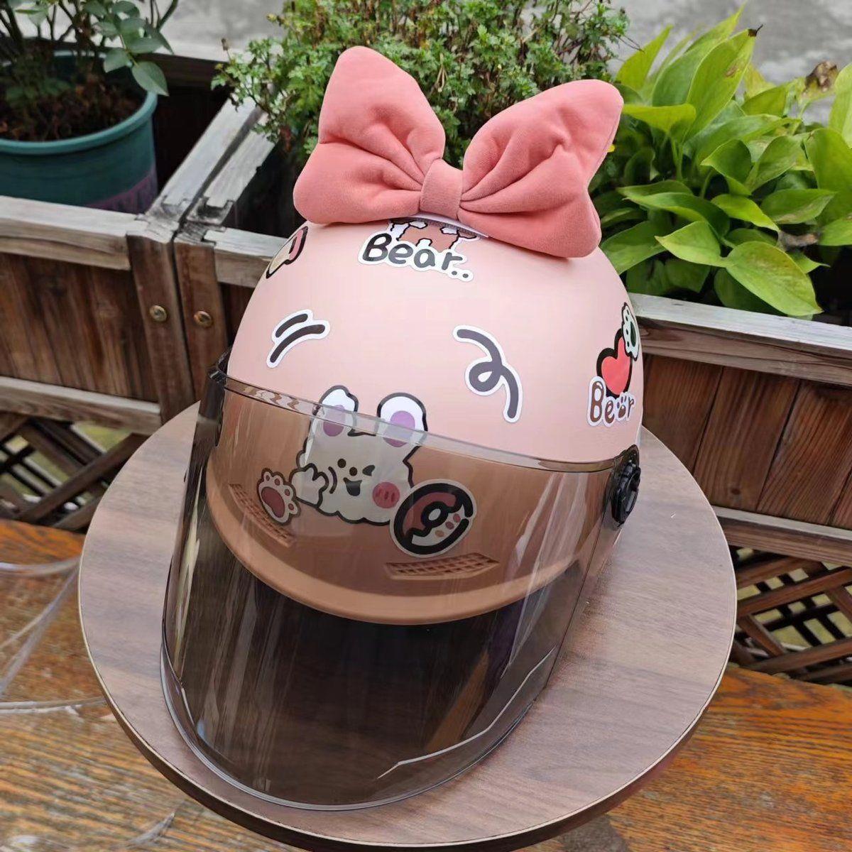 New national standard adult unbreakable electric motorcycle helmet for men and women, cute design, suitable for couples and best friends, with summer sun protection and breathable features