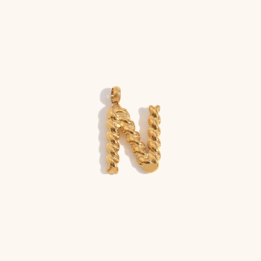 2g Weight 0.03µm-0.05µm Gold Plating Thickness PVD Coated Gold Plating Process Pendant Jewelry Making Type 18K Real Gold Plated Plating Material 1 Piece Quantity 304 Stainless Steel Material Letter Pattern Simple Style Style Waterproof Non Tarnish, Plating Craft 1 Piece Stainless Steel PVD Coated Real Gold Plated Letter Pendant DIY Jewelry Accessories 15