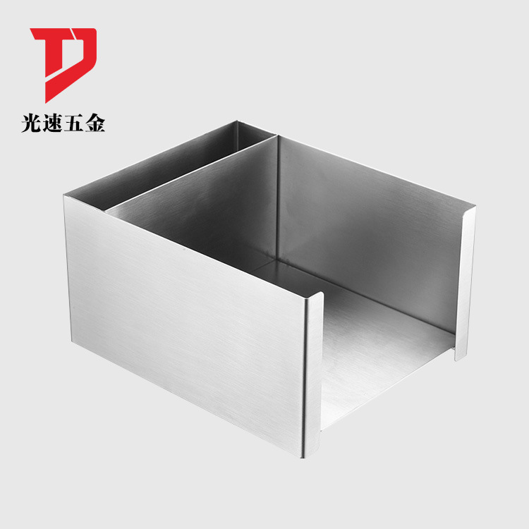 Caja multifuncional del tejido del acero inoxidable, restaurante, barra, cafetería, tabla, caja del tejido, caja de almacenamiento multifuncional de escritorio