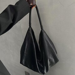极简慵懒松弛感单肩包腋下饺子包女时尚百搭通勤大包大容量托特包