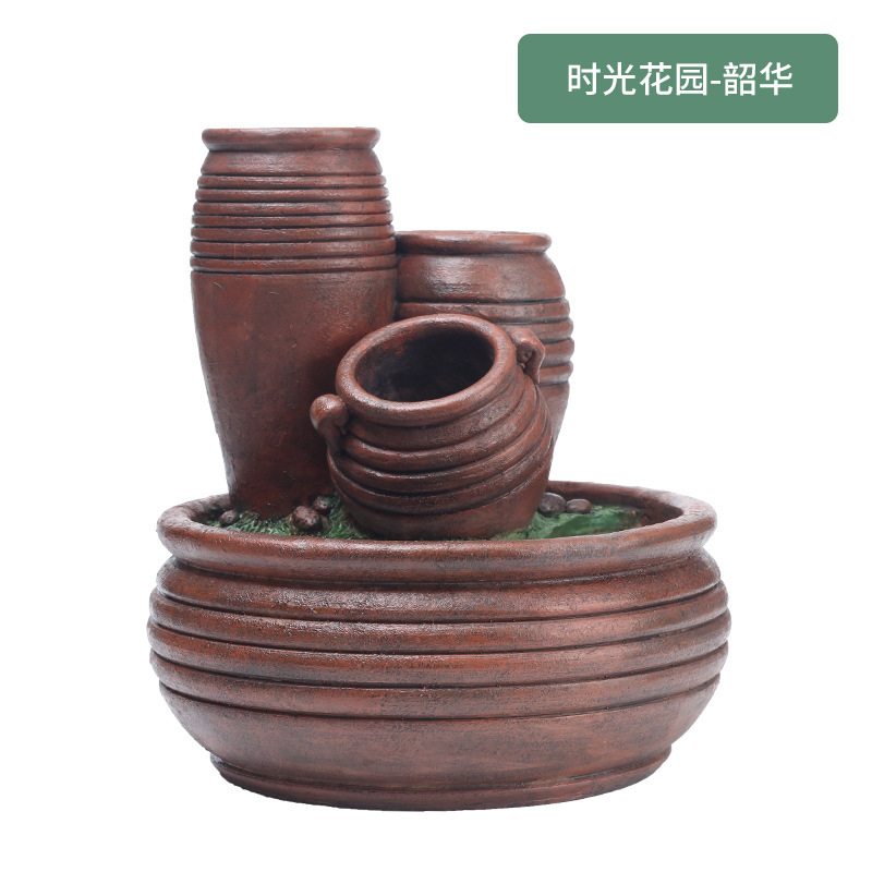 Nanyuan Chuanfang rural simulación cerámica olla resina maceta creativa balcón suculento maceta micro paisaje maceta al por mayor