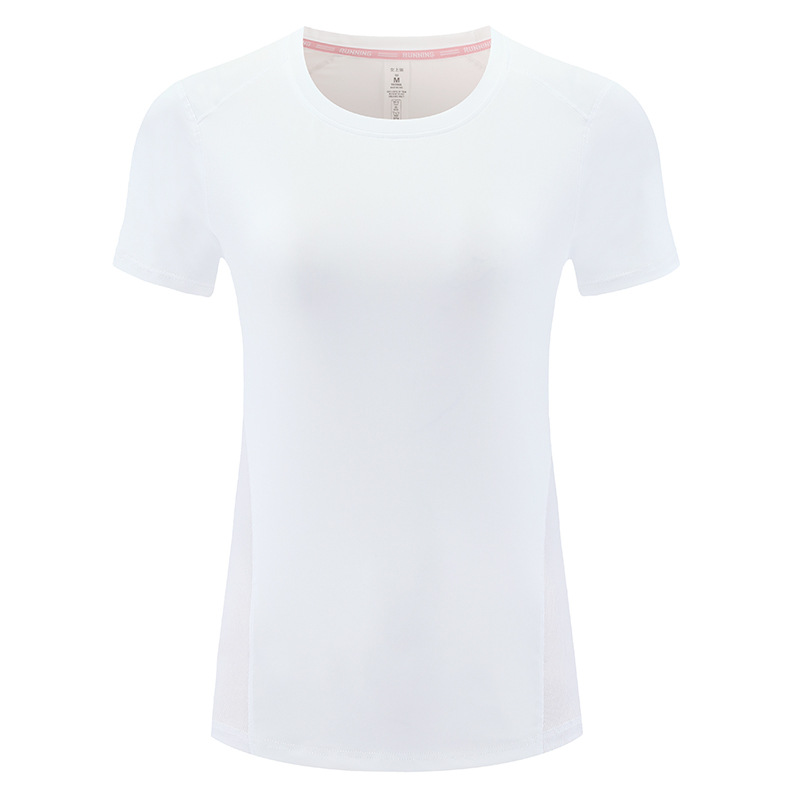 2025 nueva camiseta de verano para mujeres camiseta deportiva running bádminton yoga camiseta de mangas cortas