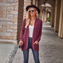 2025速卖通欧美跨境时尚针织开衫外套女装