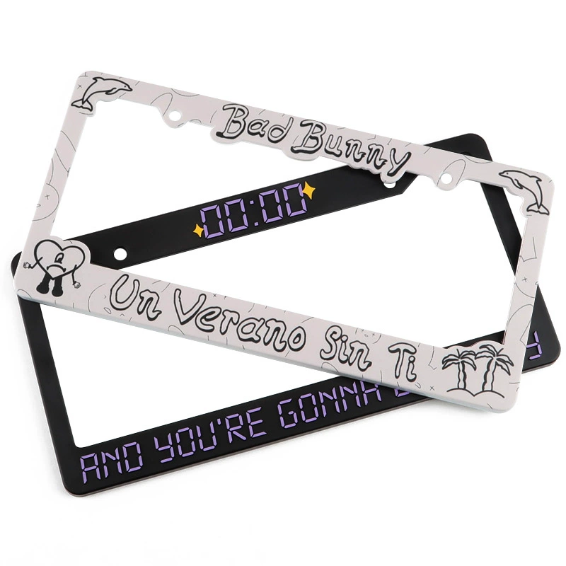 Трансграничная рамка номерного знака автомобиля из АБС-пластика Amazon, стандарт США, рамка номерного знака, модификация горячей модели американского номерного знака