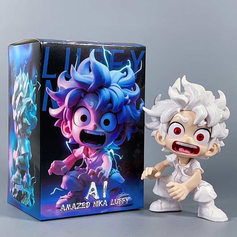 Cross-border New YZ Nika Lufei AI Lufei Fifth Gear Sun God Shape Doll Hand-made Model Car Ornaments