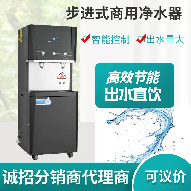 自动商务开水机温热两用工厂学校宿舍医院不锈钢饮水机反渗透净水