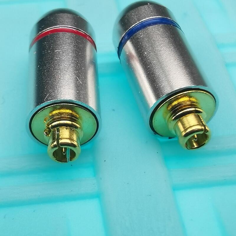 DIY earphone accessories mmcx male non female SE846 SE535 gold plated earphone pin plug