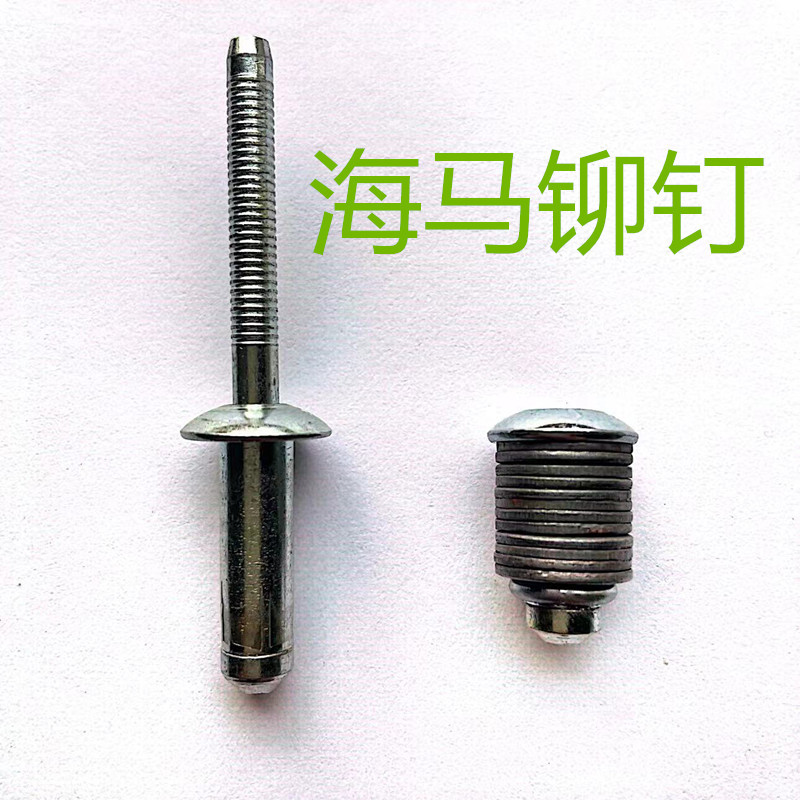 (开票)工厂现货海马铆钉结构铆钉全铁全不锈钢高强度轻乐抽芯铆钉