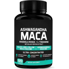 スポット热い贩売南アフリカ酔っ払いガマカカプセルAshwagandha maca capsules工场可OE M