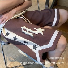 美式篮球裤男夏季新款宽松潮流百搭休闲裤学生外穿运动过膝五批发