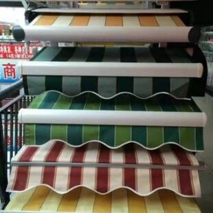 Retractable Tarpaulin Sunshade Tarpaulin Thickeneded Waterproof Sun Protection Tarpaulin Awning Cloth Rainproof Tarpaulin Awning Retractable Retractable