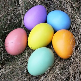 Factory direct wooden simulation egg duck egg children DIY hand-painted parent-child educational toys wholesale