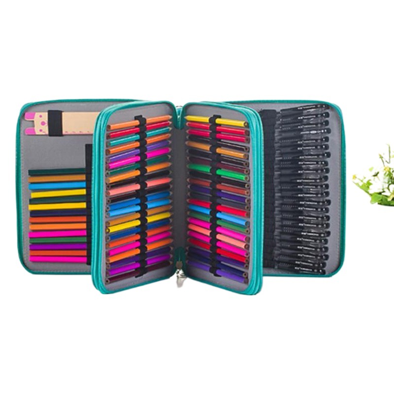 Amazon nuevo jardín secreto bolso multifuncional pu lápiz 120 color pluma cortina en stock al por mayor