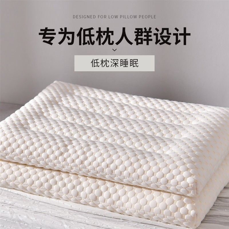 Factory direct selling water cube bean pillow pillow low pillow cervical vertebra support sleep aid student home use a pair of pillow core soft