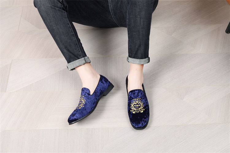 Männerschuhe Nei Gestickte Schong, Männer Slip-On Loafers, Summer No Stink Foot Slip On Ronn Zeh Casual Schong_voghion.com