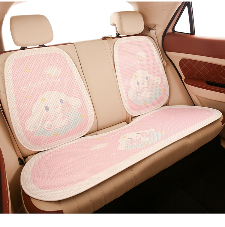 2024 Cartoon Car Cushion Four Seasons Universal Car Summer Cushion Yugui Dog Cute Ladies Breathable Seat Cover