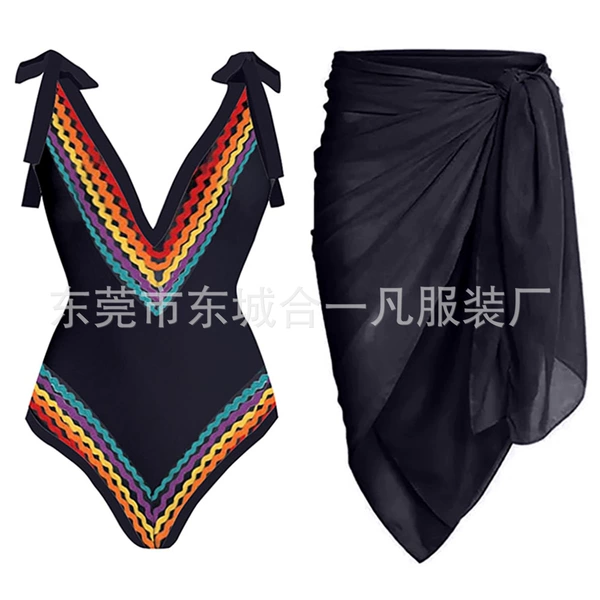 Rainbow, V-neckline