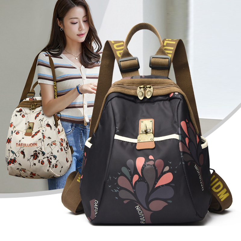 Cross-Border Women's Bags 2026 New Style National Trend Backpack Women's Shell Handbag Casual Large Capacity Travel Backpack Lightweight