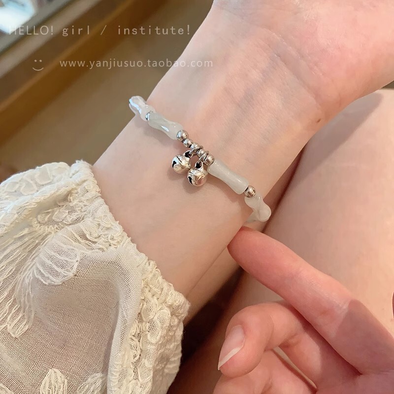 年爆款串珠手链女复古高级感百搭朱砂手串ins风珍珠手饰|undefined