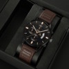 Trend quartz watches, watch, calendar, belt, gift box, set, Korean style