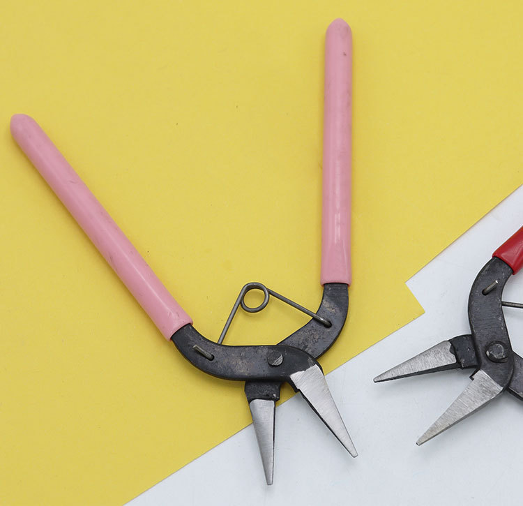 DIY-Handwerkswerkzeug: Multifunktionszange mit spitzer, zahnloser Flachzange zum Öffnen von Schmuckringen_voghion.com