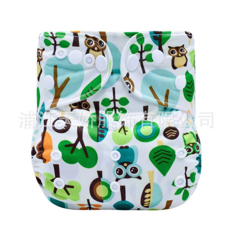 メーカークロスボーダー赤ちゃんおむつ洗える尿不湿通気性プリントトレーニングパンツcloth diaper|undefined