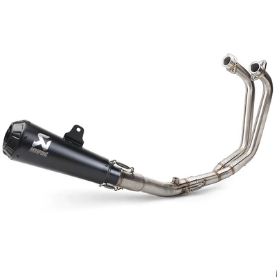 front exhaust pipe modification, Motorcycle exhaust pipe - yamaha-r3r25-modification-full-black-finish