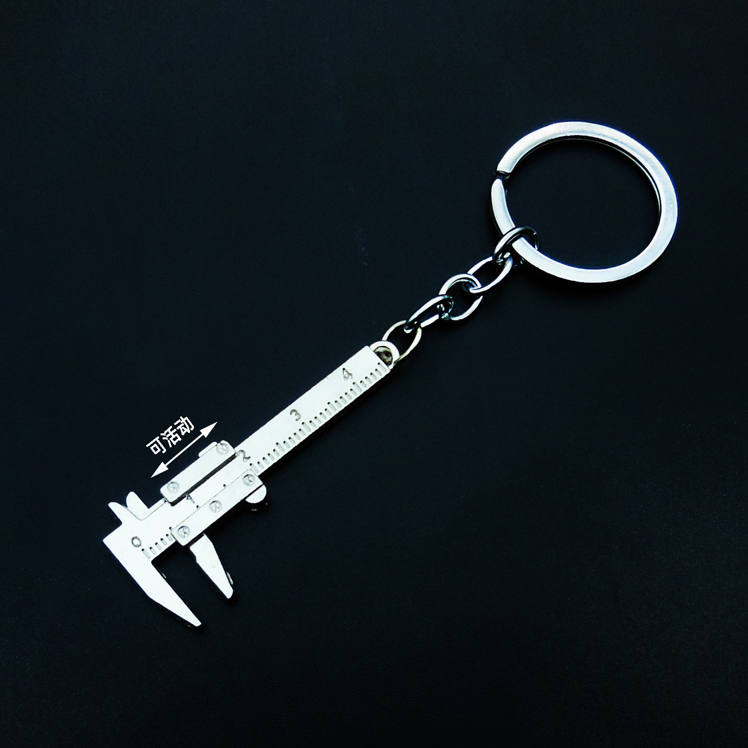 Herramienta de simulación transfronteriza llavero llave de metal creativo destornillador martillo llavero colgante coche pequeño regalo