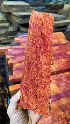 紫罗兰树瘤球杆料纯紫色精选品质百里挑一的品质尺寸35*4*4cm