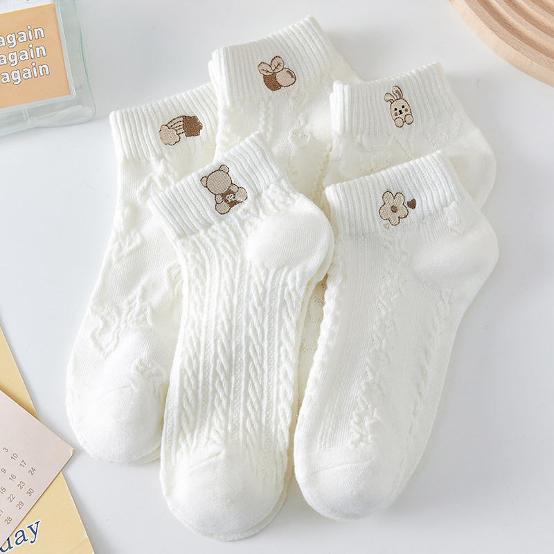 White Breathable Mesh Short Socks Trendy Summer Thin Instagram Short Tube Cute Japanese Student Boat Socks 2022 White Breathable Mesh Short Socks Trendy Summer Thin Instagram Short Tube Cute Japanese Student Boat Socks 2022