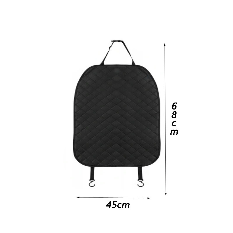 Car Seat Back Anti-Kick Pad Set, Waterproof, Easy to Clean, Multifunctional Storage Design, Simple Installation, Car Set