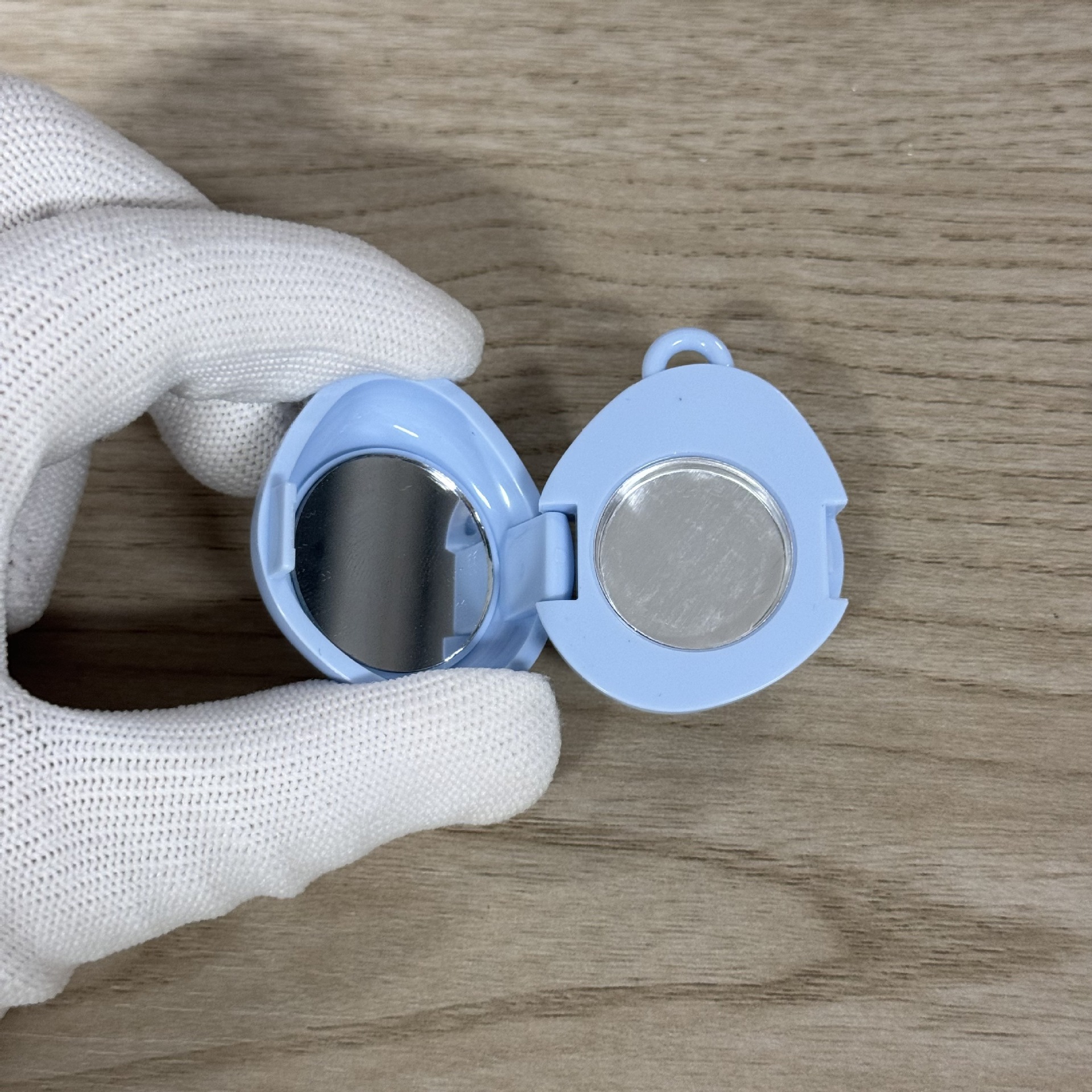 0.4g, 거울이 있는 파란색 알루미늄 판, ABS