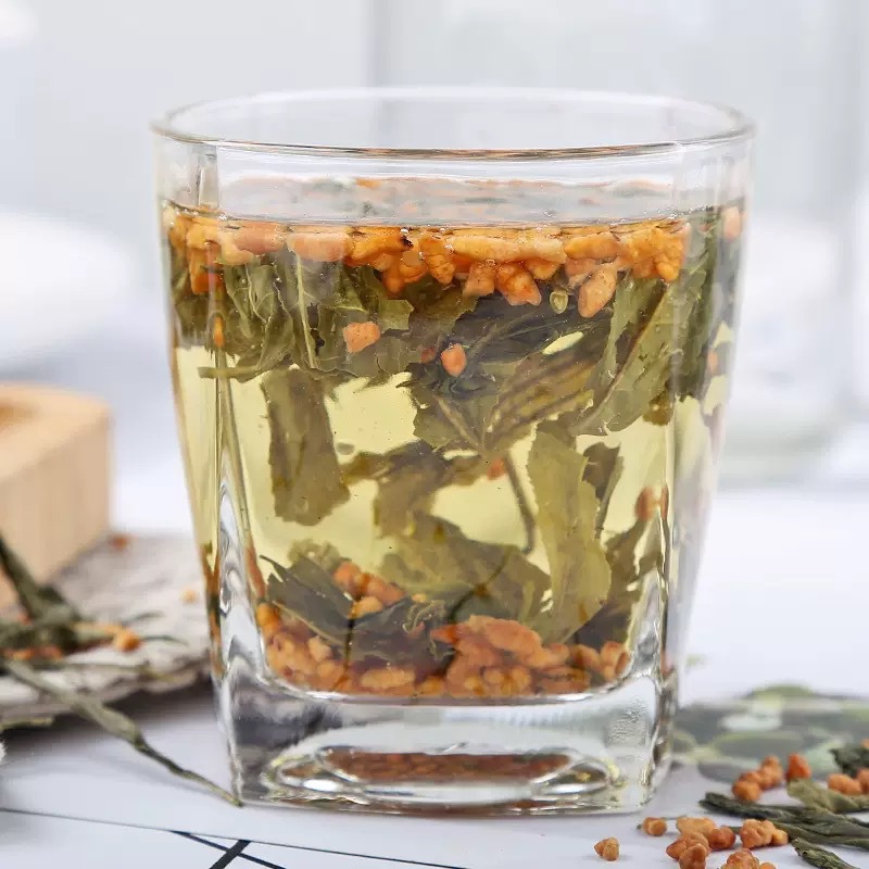 Genmaicha Japanese Style Brown Rice Green Tea Loose Bulk 500g for Hotels Restaurants Hotpot specifications