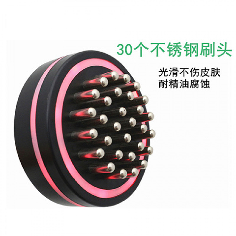 Calentamiento infrarrojo lejano micro eléctrico cinco líneas cepillo de masaje