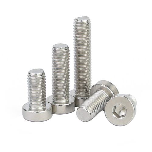 304 stainless steel thin head hexagon socket screws M2M2.5M3M4M5M6-M16 short head bolt screws DIN7984