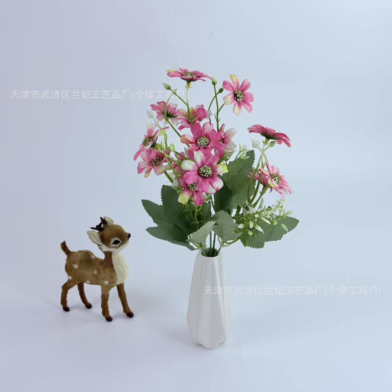 Ramo de Margaritas Artificiales de Flor de Seda para Decoración del Hogar image 10