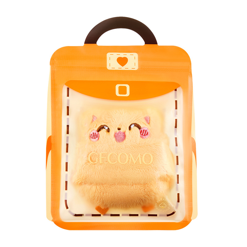 GECOMO juguetón polvo de peluche floc floc confortable para la piel maquillaje fijo almohadilla de aire herramientas de maquillaje fuente mayorista