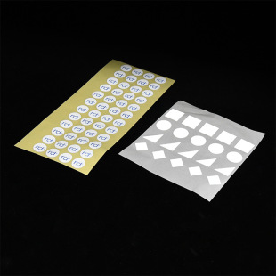 Factory New GB Certified Helmet Reflective Sticker 70 Light Reflective Film New GB Silver Helmet Reflective Sticker