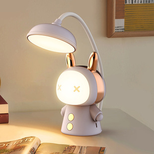 Cartoon Led Desk Lamp Wholesale Learning Foldableing Rechargeable Eye Protection Desk Lamp Student Kidsren Desk Lamp Night Lamp Bedside Lamp