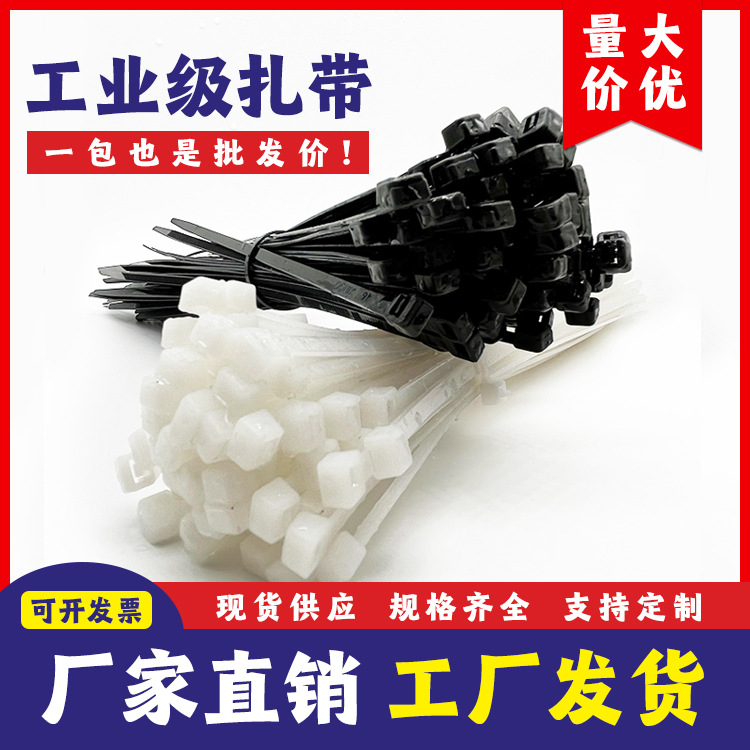 尼龙扎带3x100 4x200 5x200 5x250 5x300 8x300 8x400 10x500加厚