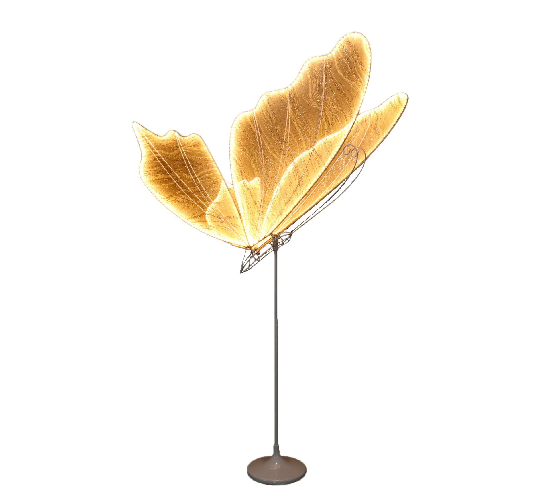 Shangmeili props de boda gran brillante mariposa ala decoración escenario colgante techo guía adornos del salón de bodas