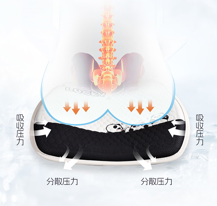 Car Seat Cushion, Universal for All Seasons, Cartoon Cute Pacha Dog Summer Breathable Half-Pack Rear Seat Cover