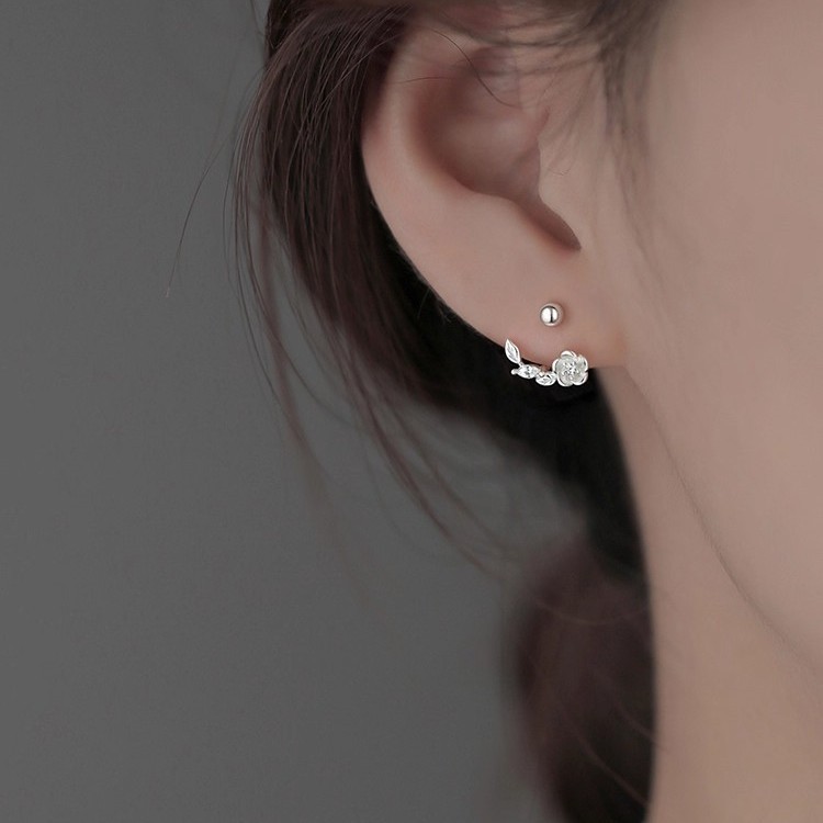 Orecchini Donna In Argento 925 Design Floreale Gioielli Lusso_voghion.com